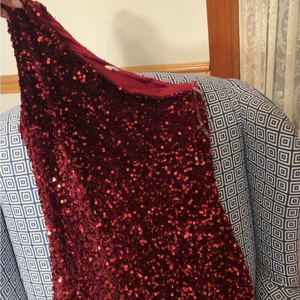 Altar'd State Deep Red Dress